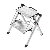Hailo MK80 ComfortLine Alu-Klapptritt 2 Stufen (bis 150 kg) Trittleiter