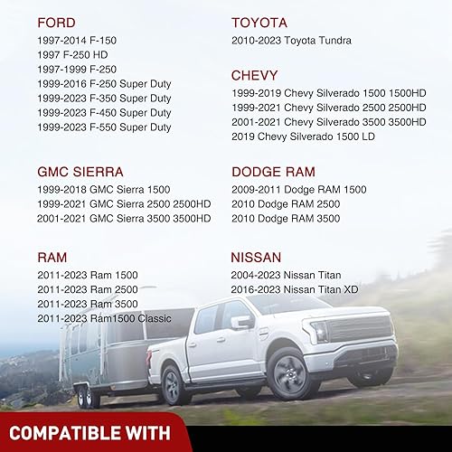 Vista 83 de Nilight Doble salida lateral del vehículo 7 vías RV Blade y 4Way Flat cableado arnés Multi remolque 4Pin a 7Pin adaptador eléctrico para vehículos