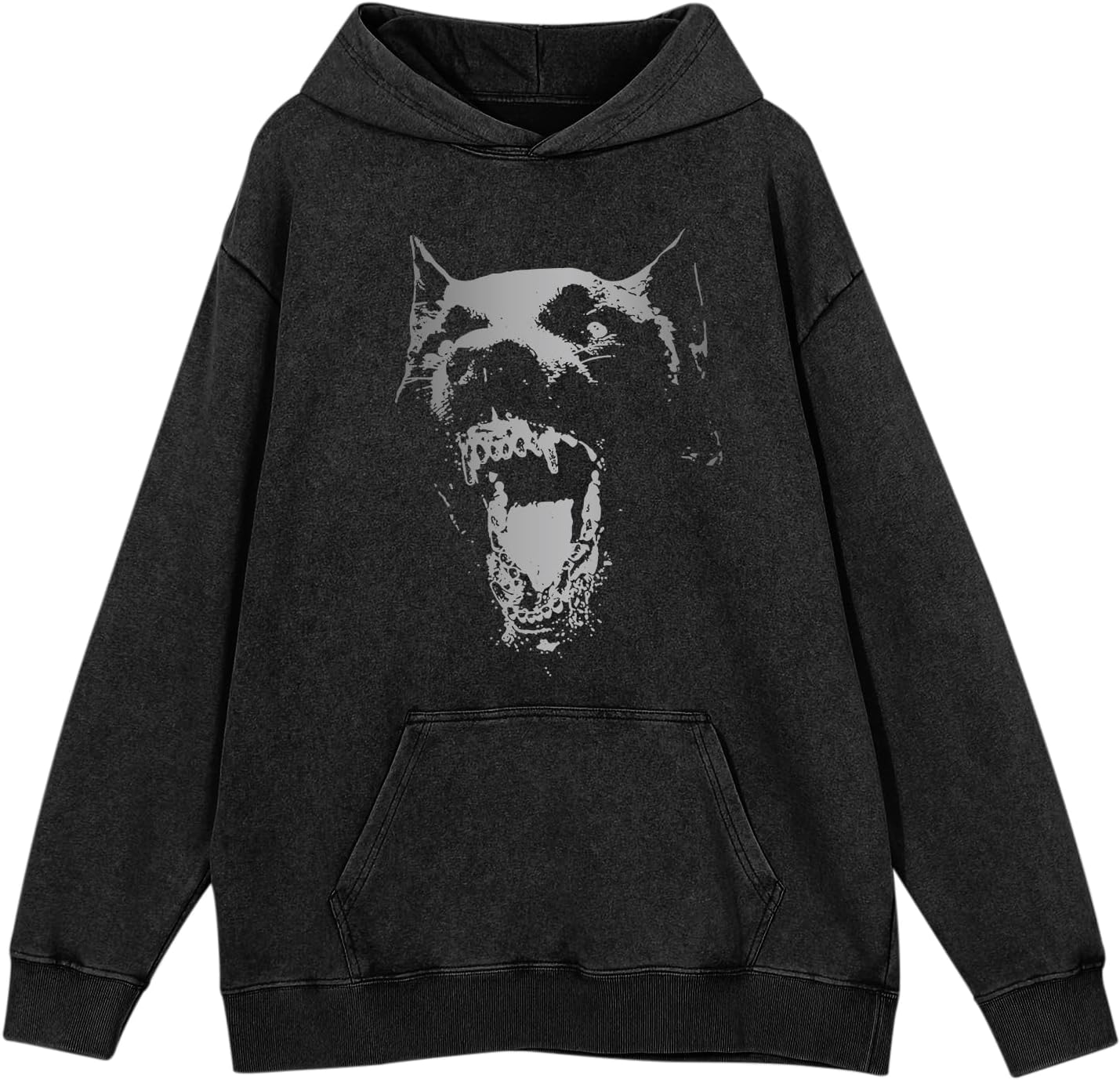 Oversized Graphic Hoodie For Men Streetwear Acid Wash Hoodies Y2k Cool Baggy Vintage Sweatshirt Grunge Clothes Unisex