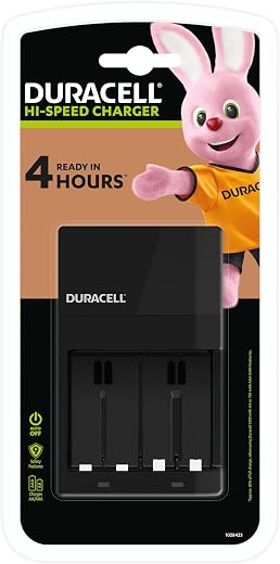 Duracell 4 hours Battery Charger CEF14, Everyday Devices, Flashlight, Clock, Radio