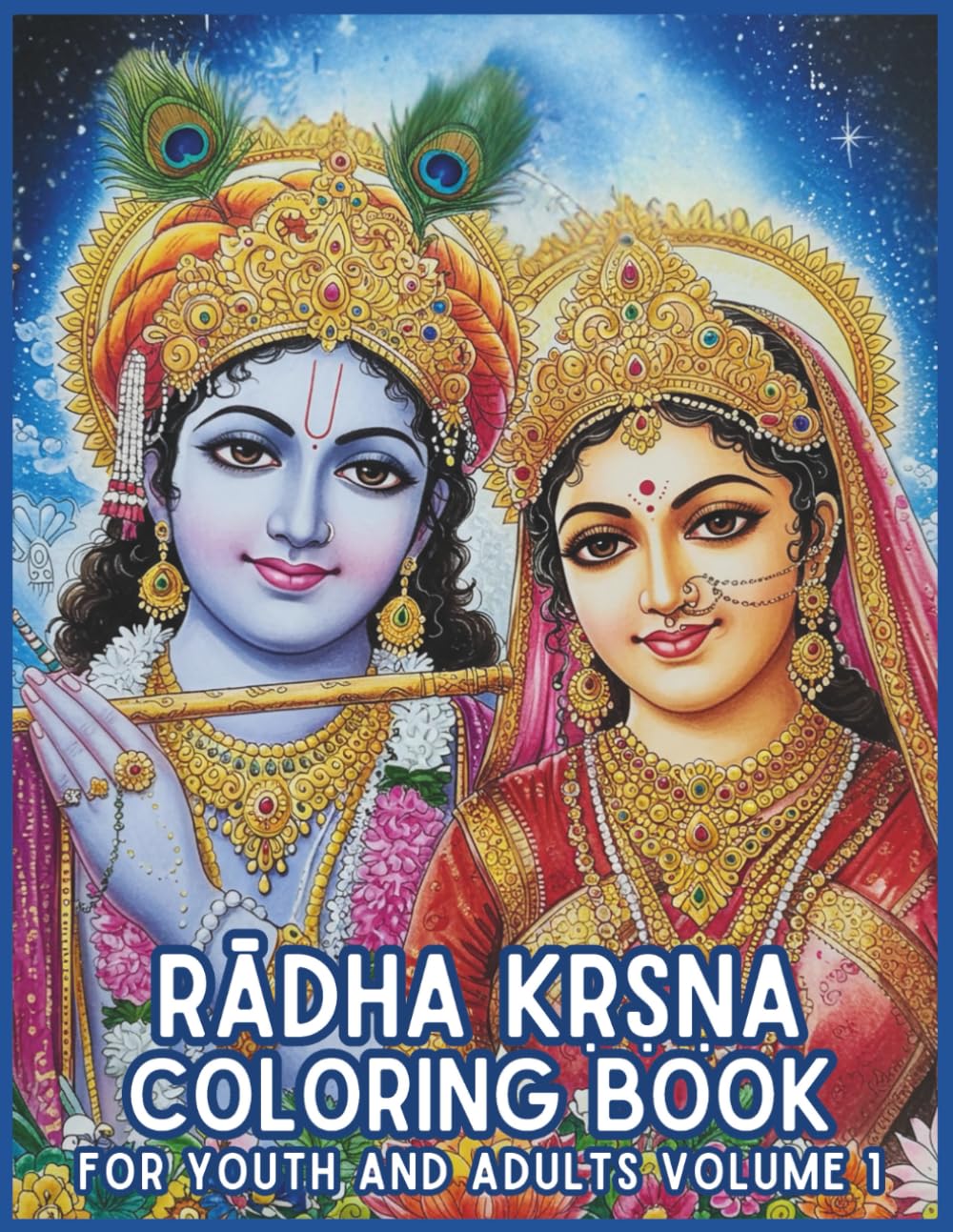 Radha Krishna Mystical Coloring Book