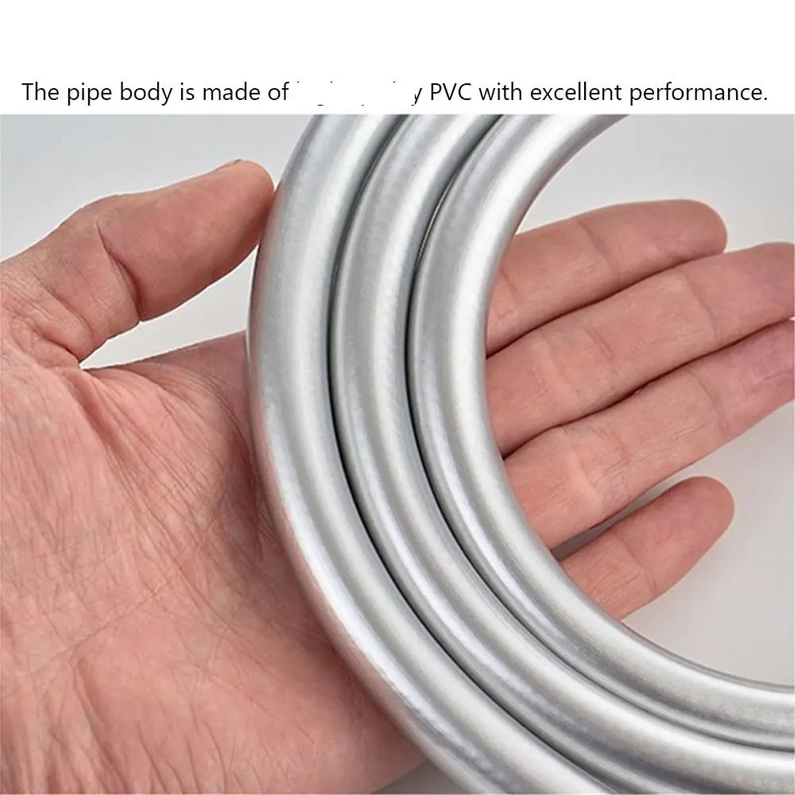Flexo Ducha de Acero Inoxidable Manguera de Ducha de Mano de Alta presión Interfaz Universal Tubo de Ducha Flexible antienrollamiento Accesorio de baño(Type A-1.5meter)