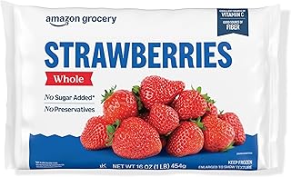 Amazon Grocery, Whole Strawberries, 16 oz, Frozen (Previously Happy Belly, Packaging May Vary)