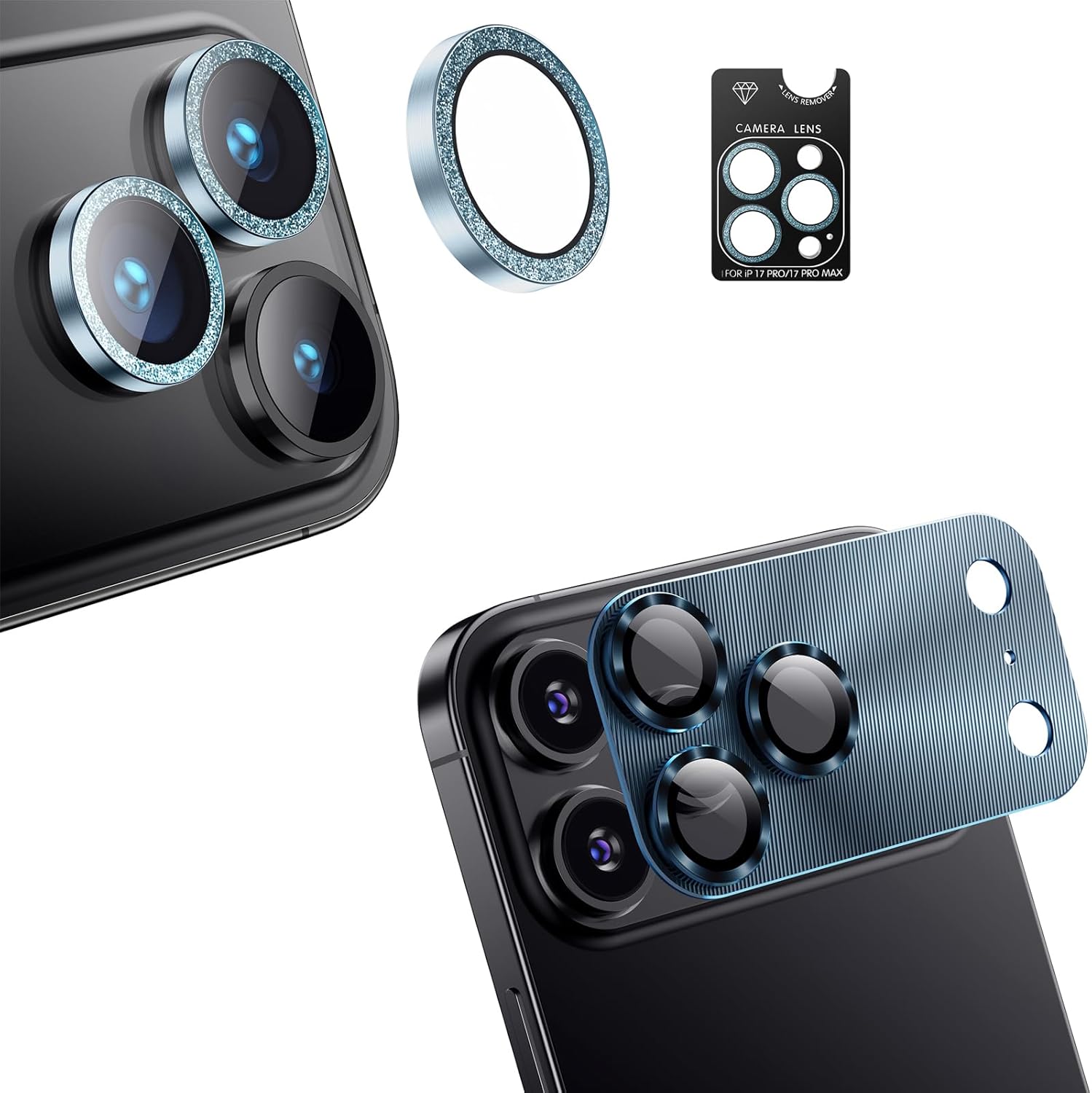 AFARER Camera Lens Protector for iPhone 17 Pro Max