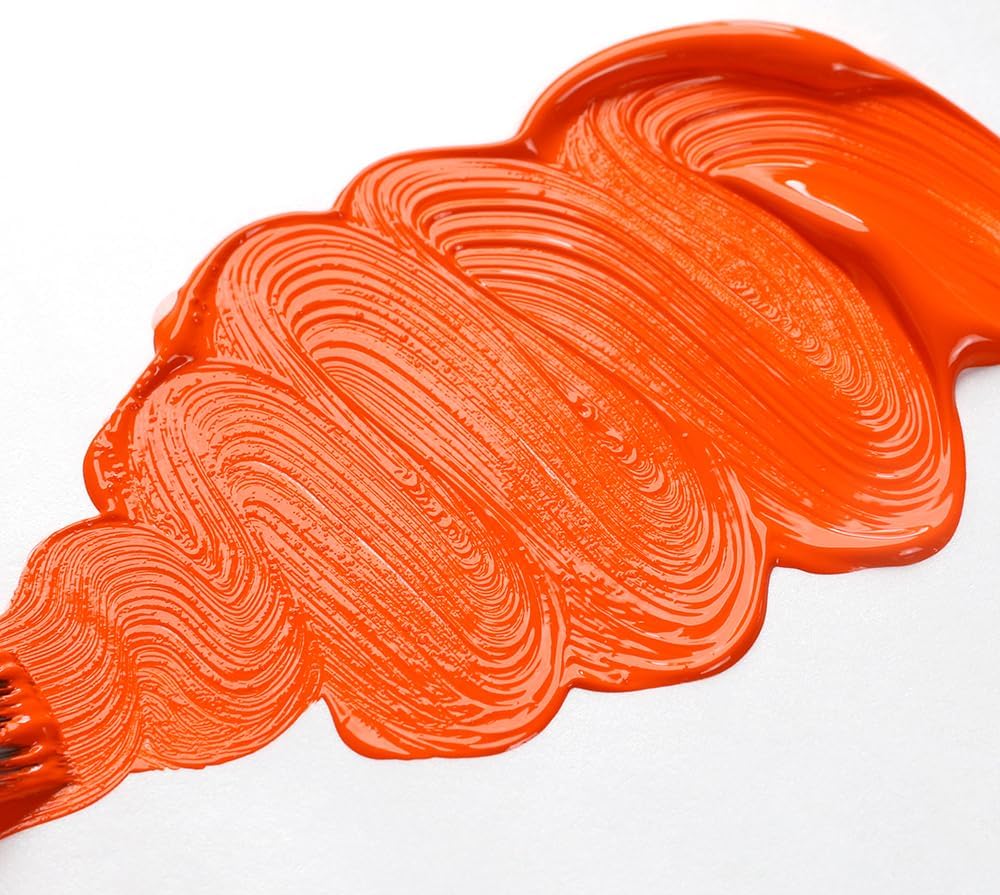 GOLDEN OPEN Slow-Drying Acrylics, Pyrrole Orange, 2 fl oz. tube, Professional Acrylic Paint, Semi-Opaque