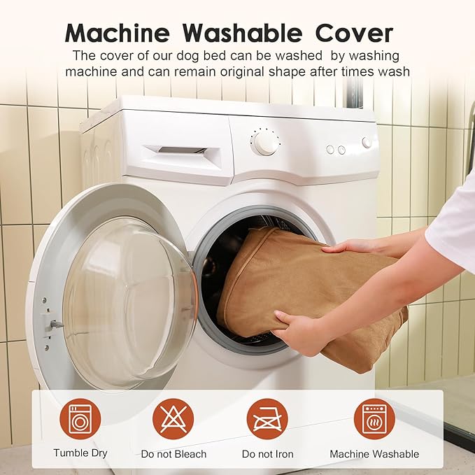 Cama Ortopédica para Perro Mediano, Lavable y con Base Antid miniatura 6