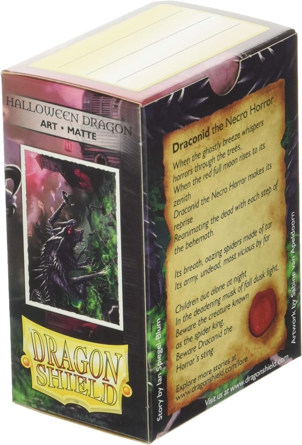 Arcane Tinmen Dragon Shield Sleeves - Matte Art 100 CT - MGT Card Sleeves - Compatible with Magic The Gathering Card Sleeves Pokémon and Other Card Games - Limited Edition: Halloween 2020 (ART12050)