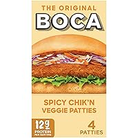 Algopix Similar Product 10 - BOCA Spicy Vegan Chikn Veggie Patties