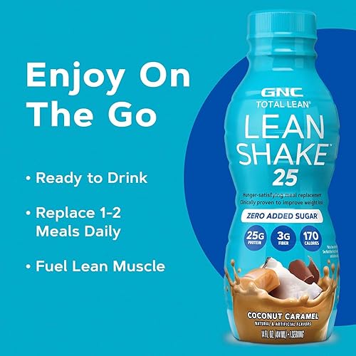 Miniatura 9 de GNC Total Lean Shake 25 - Crema de plátano - 12 botellas