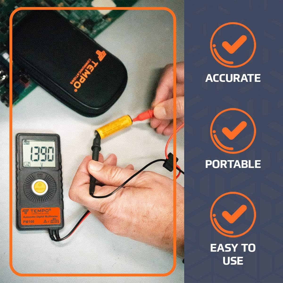 TEMPO PM100 Multimeter - Pocket Tester -4 TEMPO PM100 Multimeter - Pocket Tester -4