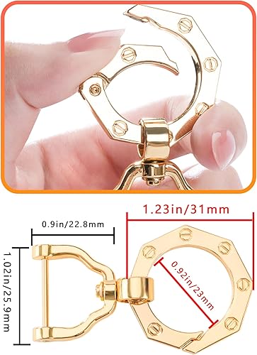 Miniatura 7 de YHC Funda para llave de automóvil con llavero dorado para Ford Fusion F150 F250 F350 F450 F550 Edge Explorer, Negro -