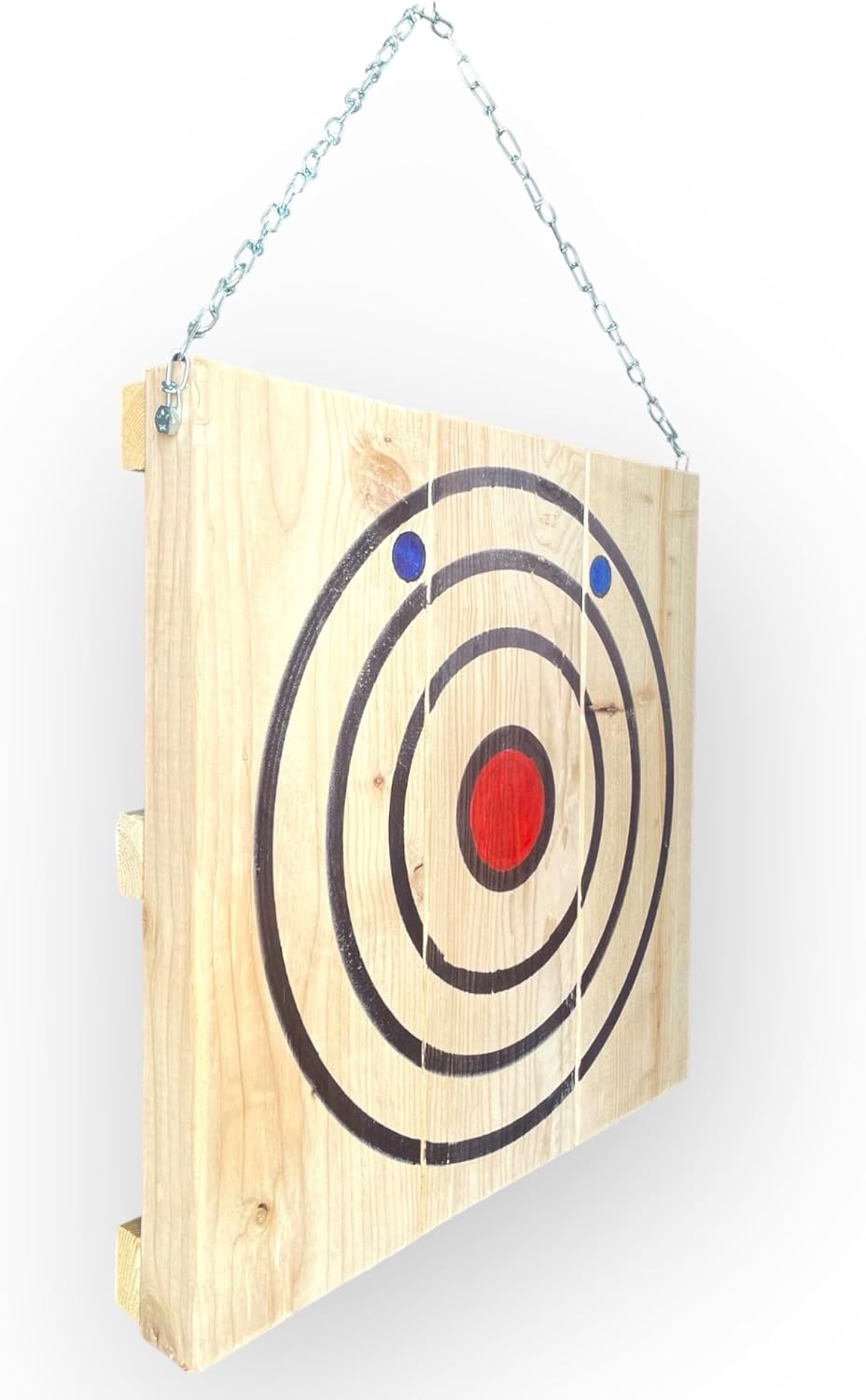 Tomahawk Targets - Wooden Knife Throwing Target with Bullseye and Kill Shots (Knives not Included)