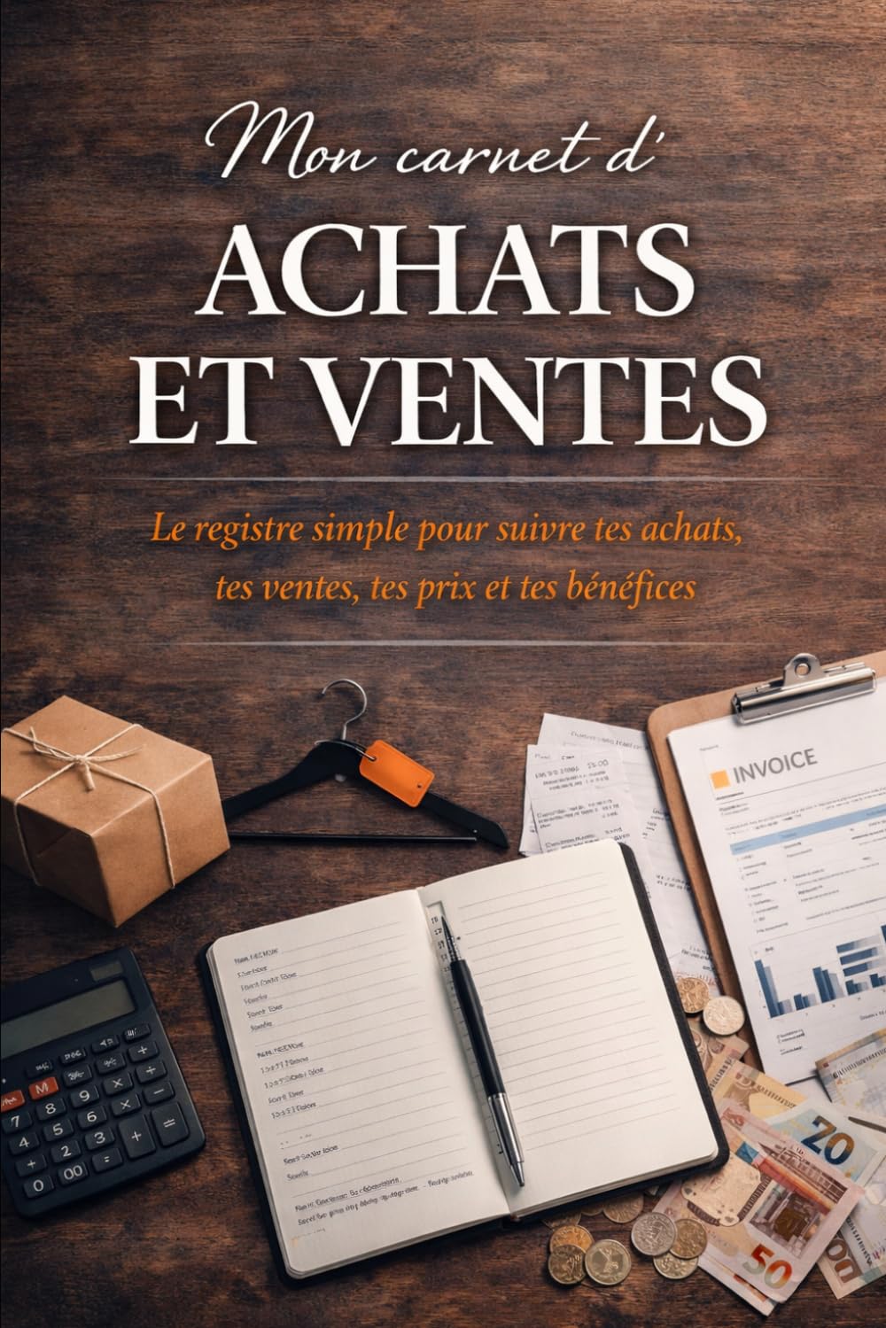 Mon carnet d’achats et ventes: Le registre simple pour suivre tes achats, tes ventes, tes prix et tes bénéfices