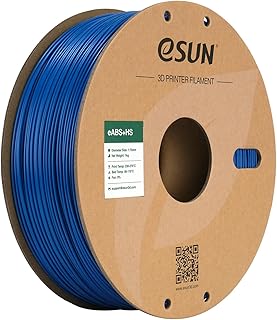 eSUN High Speed ABS+ Filament 1.75mm, Excellent Layer Adhesion 3D Printer Filament Speedy ABS Plus for Fast Printing, 1KG Spool (2.2 LBS) 3D Printing Filament for 3D Printers, Blue