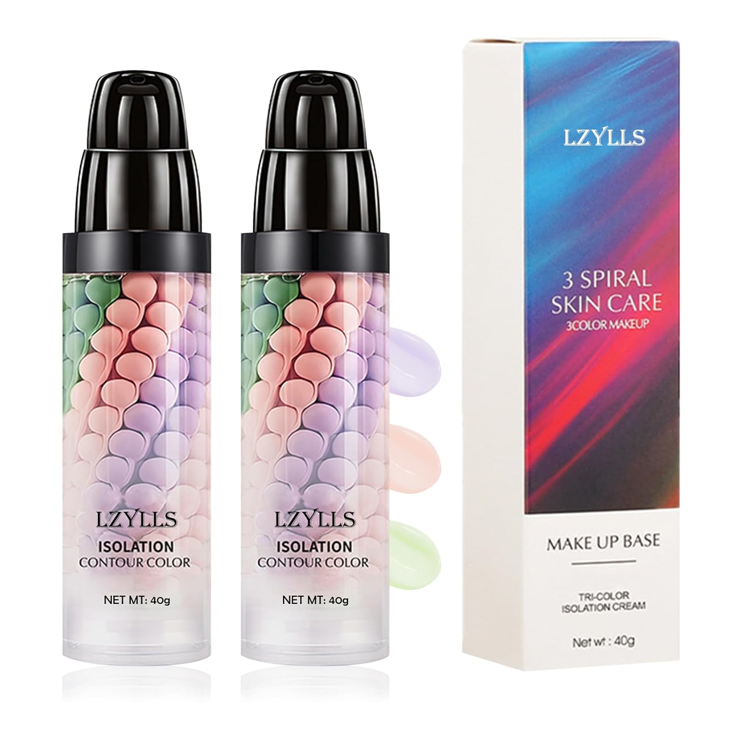 Amazon.com: 2 Pcs One Step Color Corrector,Color Correcting Facial ...