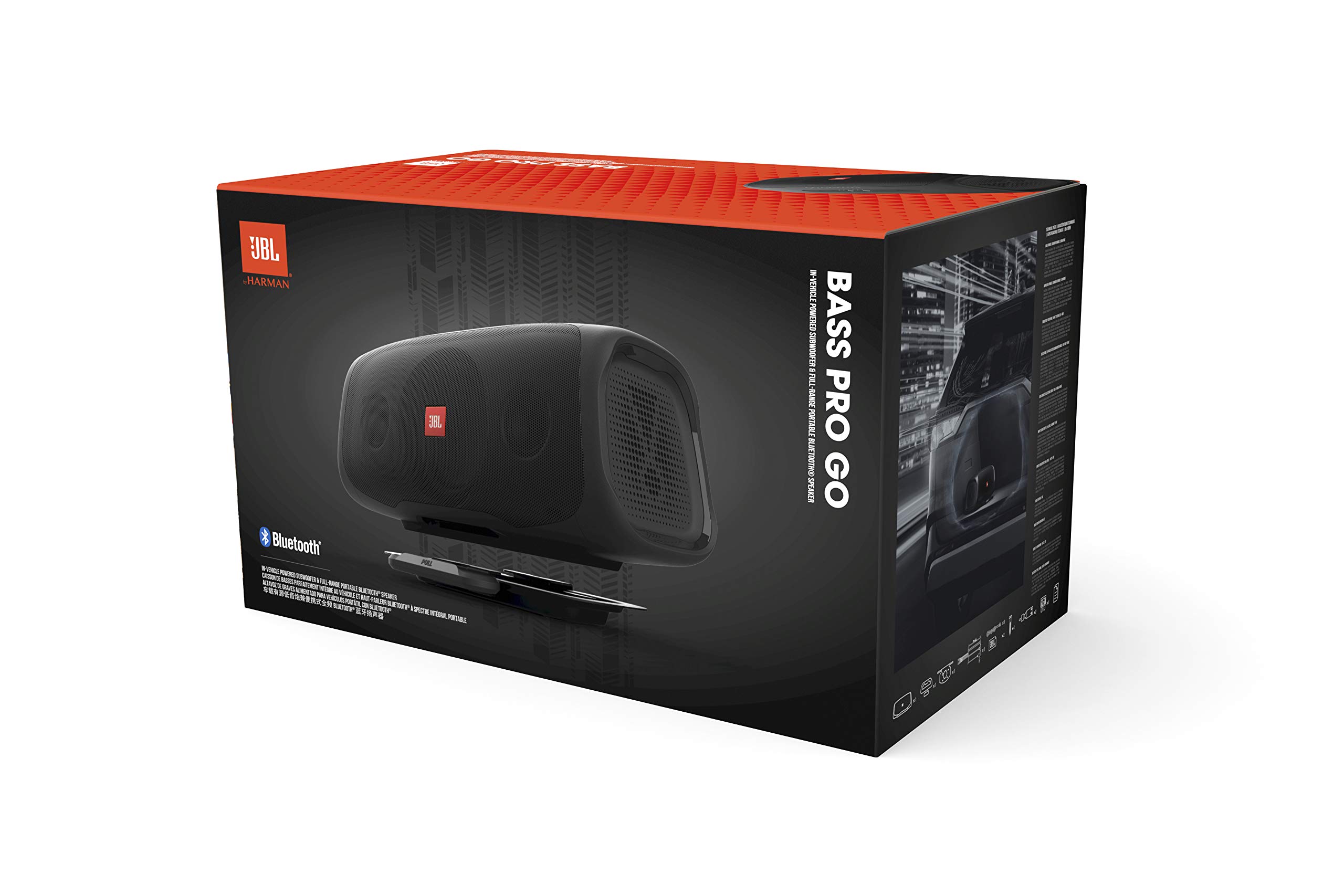 JBL BassPro Go inVehicle Powered subwoofer & FullRange Portable