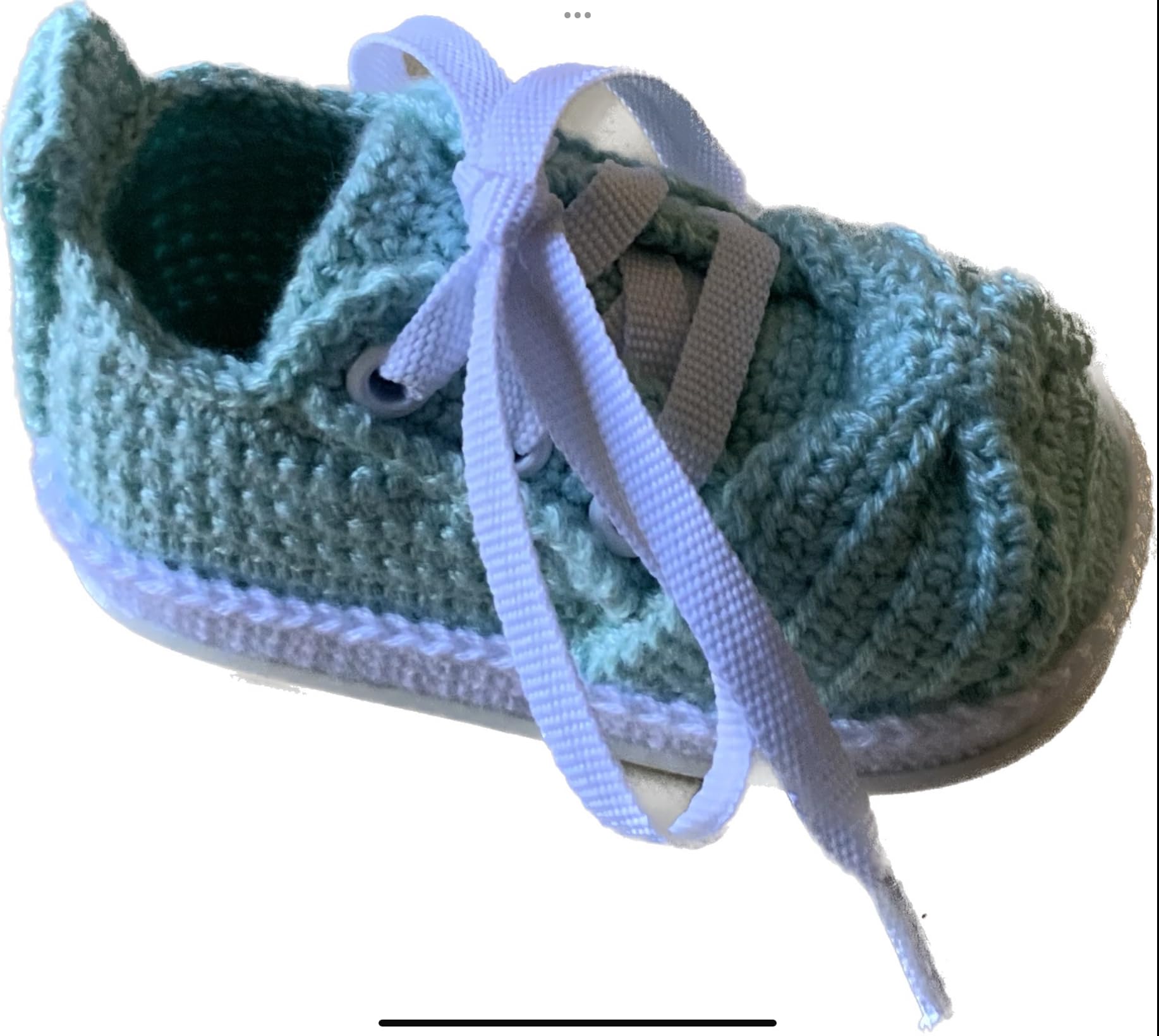 Personalisierte Gehäkelte Babyschuhe mit kostenloser Gravur - Handgemachte Low-Top-Schleife für erste Lauflerner - Häkelschuhe für Neugeborene