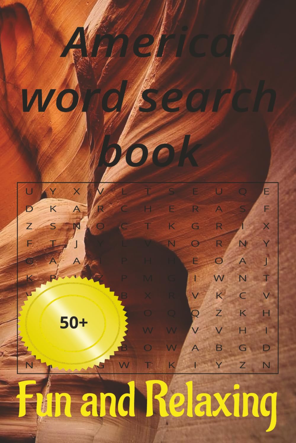 America word search book: Have fun with 50+ puzzles at home and holliday (Country Series)