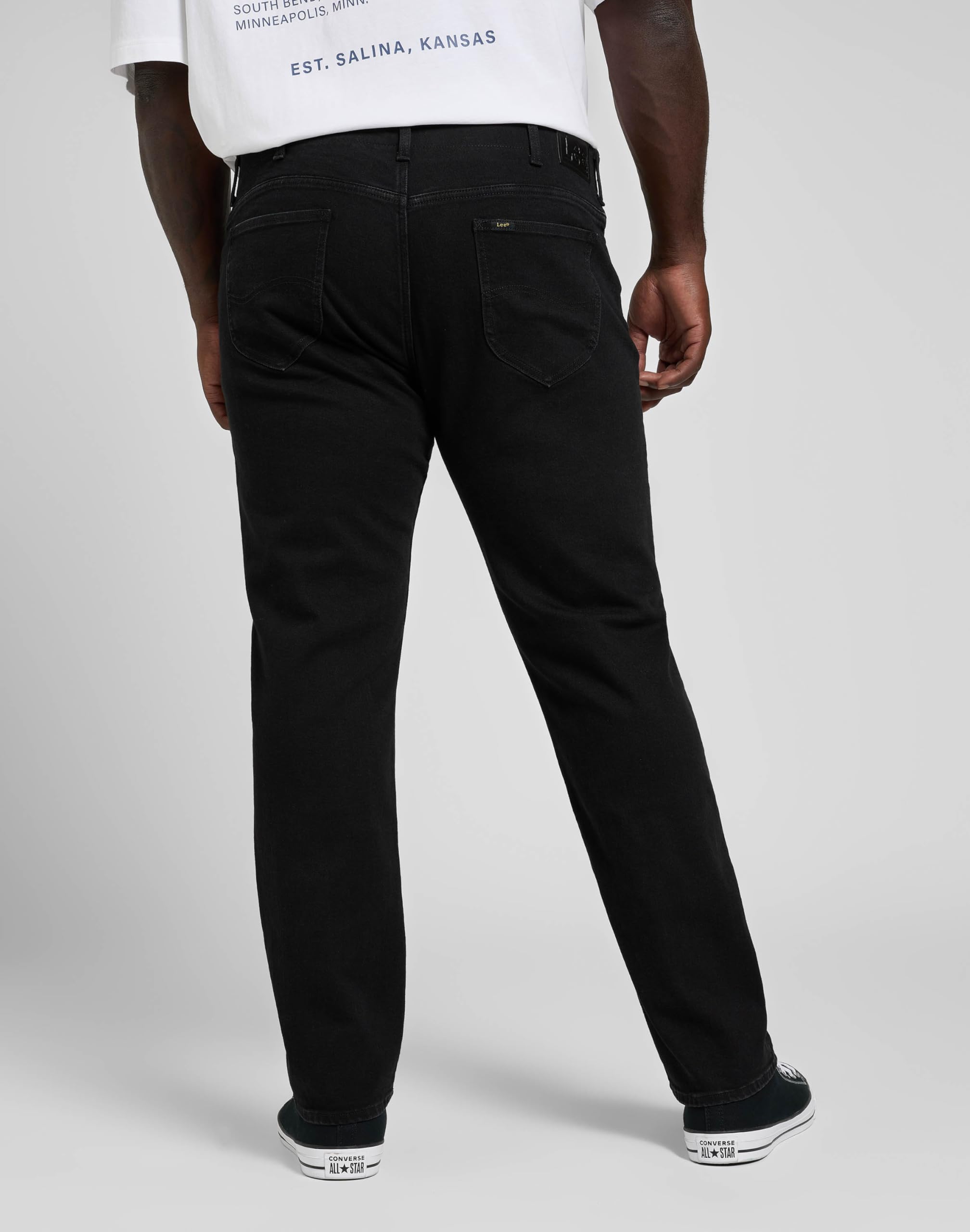 Lee - Jeans Herren - Regular Straight Fit - Extreme Motion - Schwarz – Bild 2
