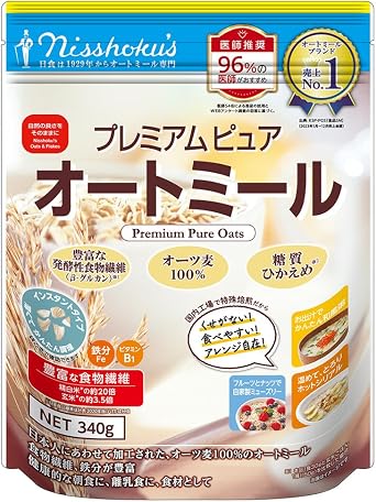 Japan Foods Premium Pure Oatmeal, 12.6 oz 340 g