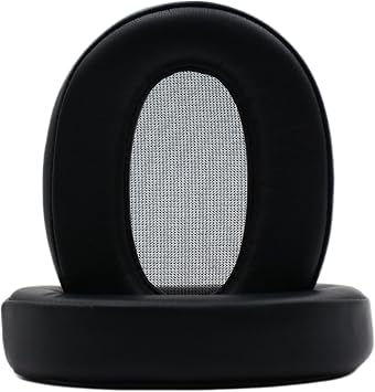 Replacement Ear Pads Compatible with Sony MDR-1AM2 Headphones Protein Leather and Memory can Also be Made Without mounting Buckles Repair Accessories Headphone Pads/Ear Pads/Earmuffs - Black