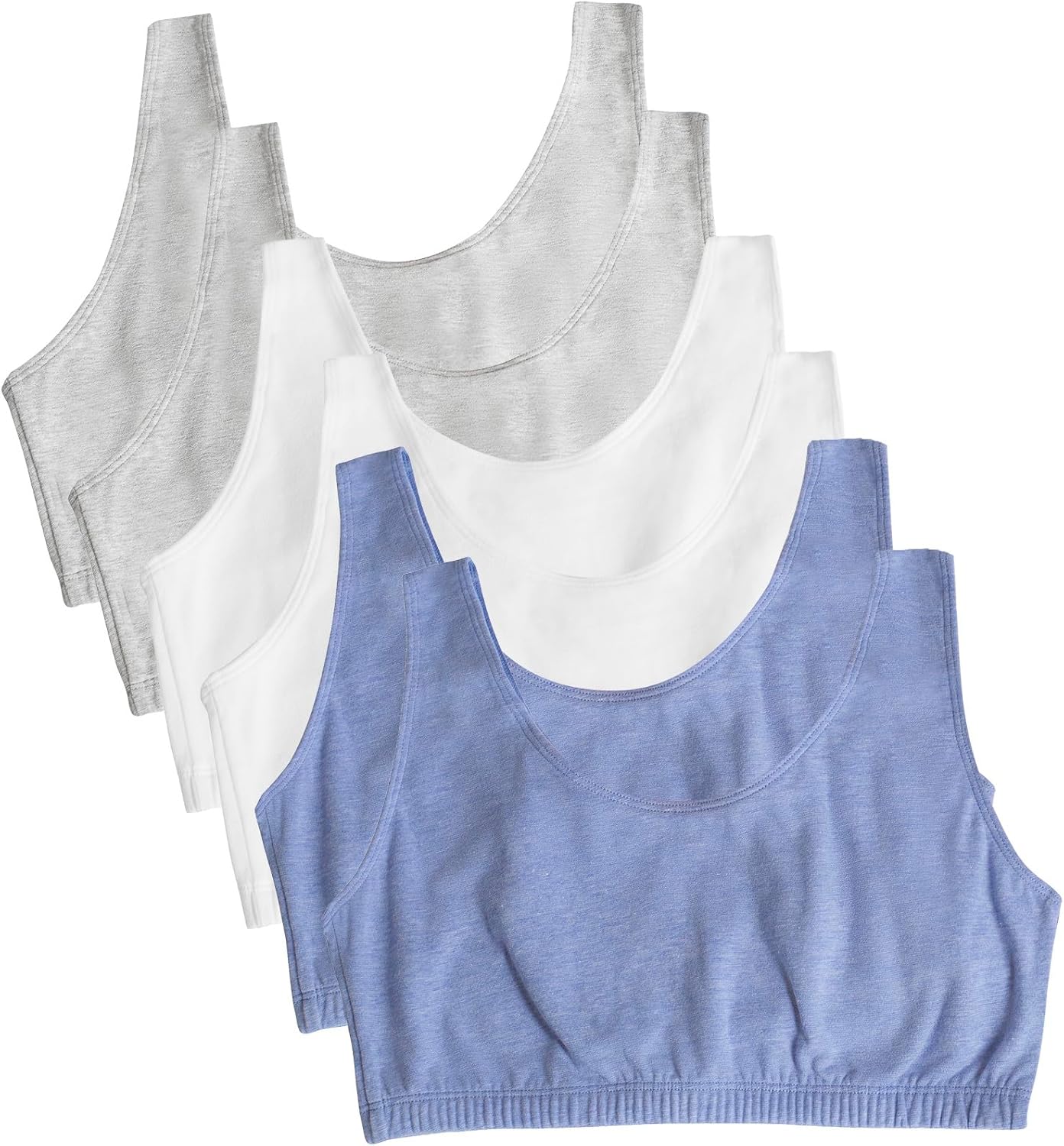 Fruit of The Loom Women's Multi-Pack Tank Top Style Sports Bra