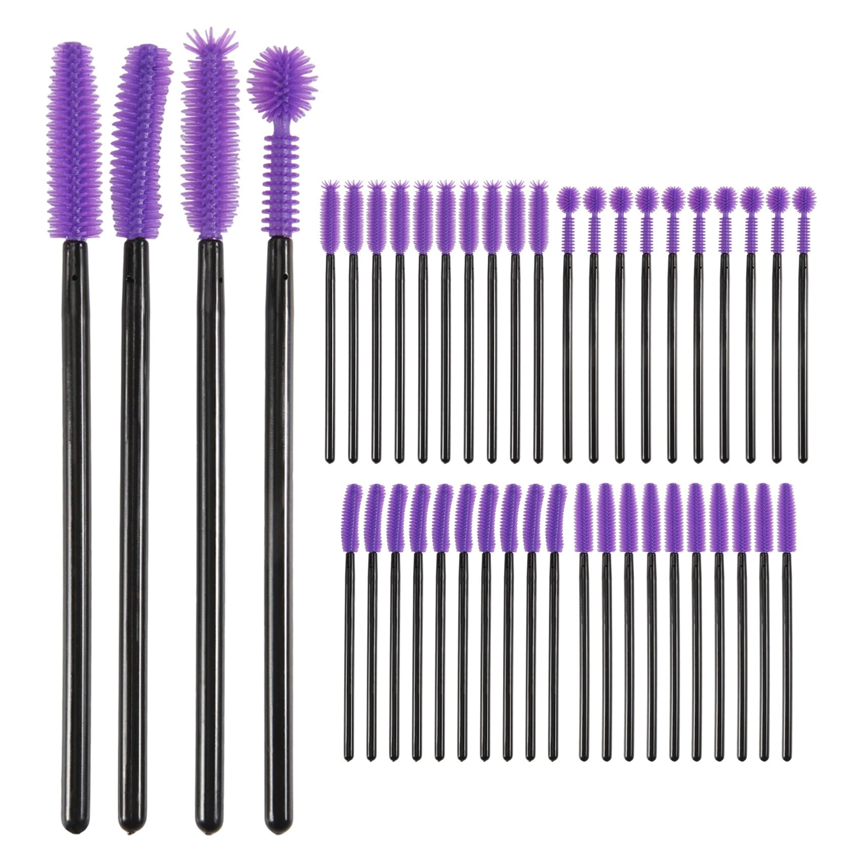 CTRLZS 40 Pcs Nook and Cranny Sewing Machine Cleaning Brushes, Reusable Silicone Dense Bristles Cleaning Brushes
