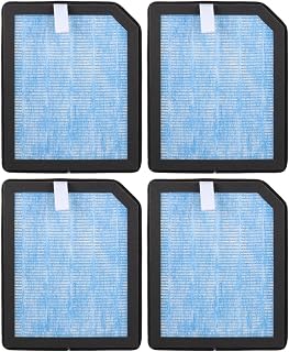 H13 True HEPA Replacement Filters Compatible for Aircillin AP1501, 3-Stage Air Purifier Filter Set with Pre-Filter and Activated Carbon, Captures 99.99% of Particles, 4-Pack(4 PACK)