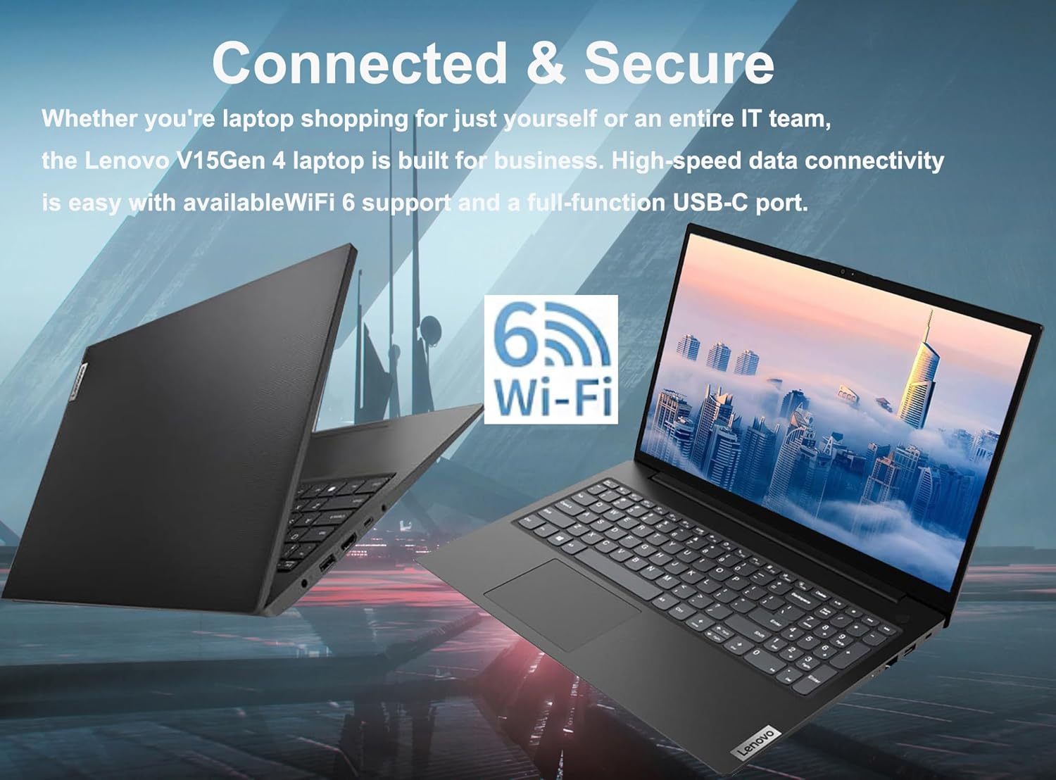 Lenovo V15 G4 15.6" Business Laptop, FHD Anti-Glare Display, Intel 10-Core i7-13620H (Beat Ultra 7 255U),24GB RAM, 2TB SSD, WiFi 6, Bluetooth 5.2, Windows 11 Home, with 5ave 6-in-1 Accessory Kit