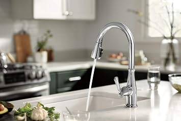 Peerless P7965LF Elmhurst Single-Handle Kitchen Faucet Pull-Down, Chrome