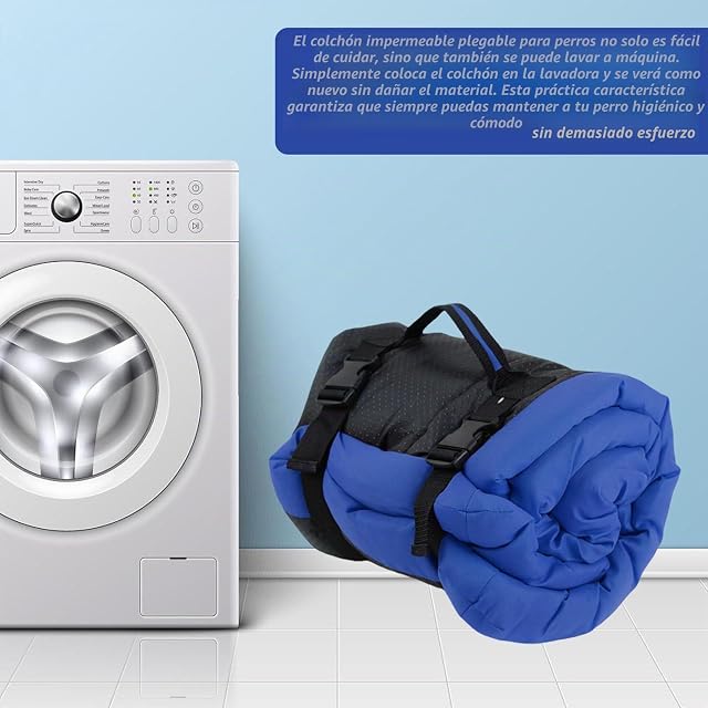 Foto 4 de 8 de WANDGU Portátil Colchoneta para Perro: 90 x 60 cm Impermeable Colchoneta Plegable para Perros