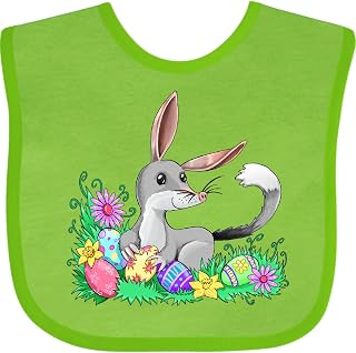 inktastic Easter Bilby with Eggs and Flowers Baby Bib