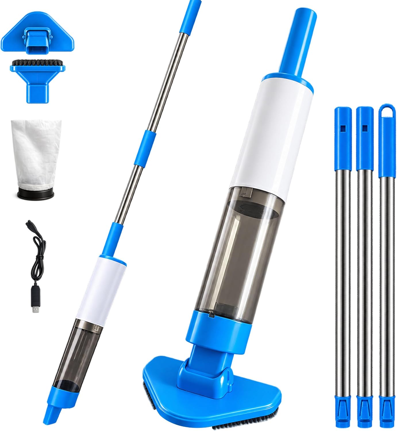 Handheld Rechargeable Pool Vacuum, Hot Tub&Spa Vacuum - OVIA