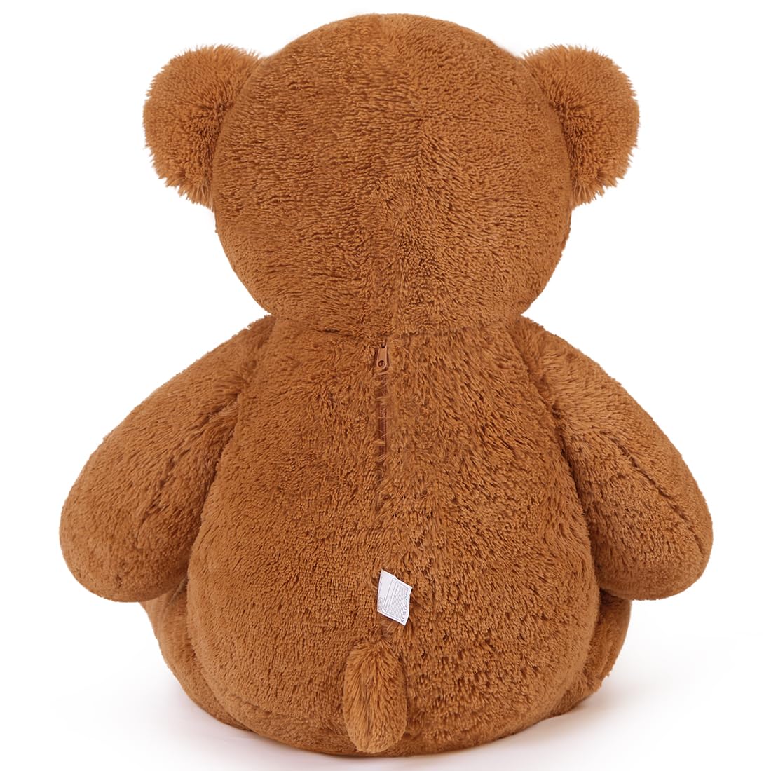 XXL Teddybär Großer Bär 120 cm groß Riesen Teddy Bär Stofftier Plüschtier Kuscheltier Geschenk für Kinder Freundin Dunkelbraun