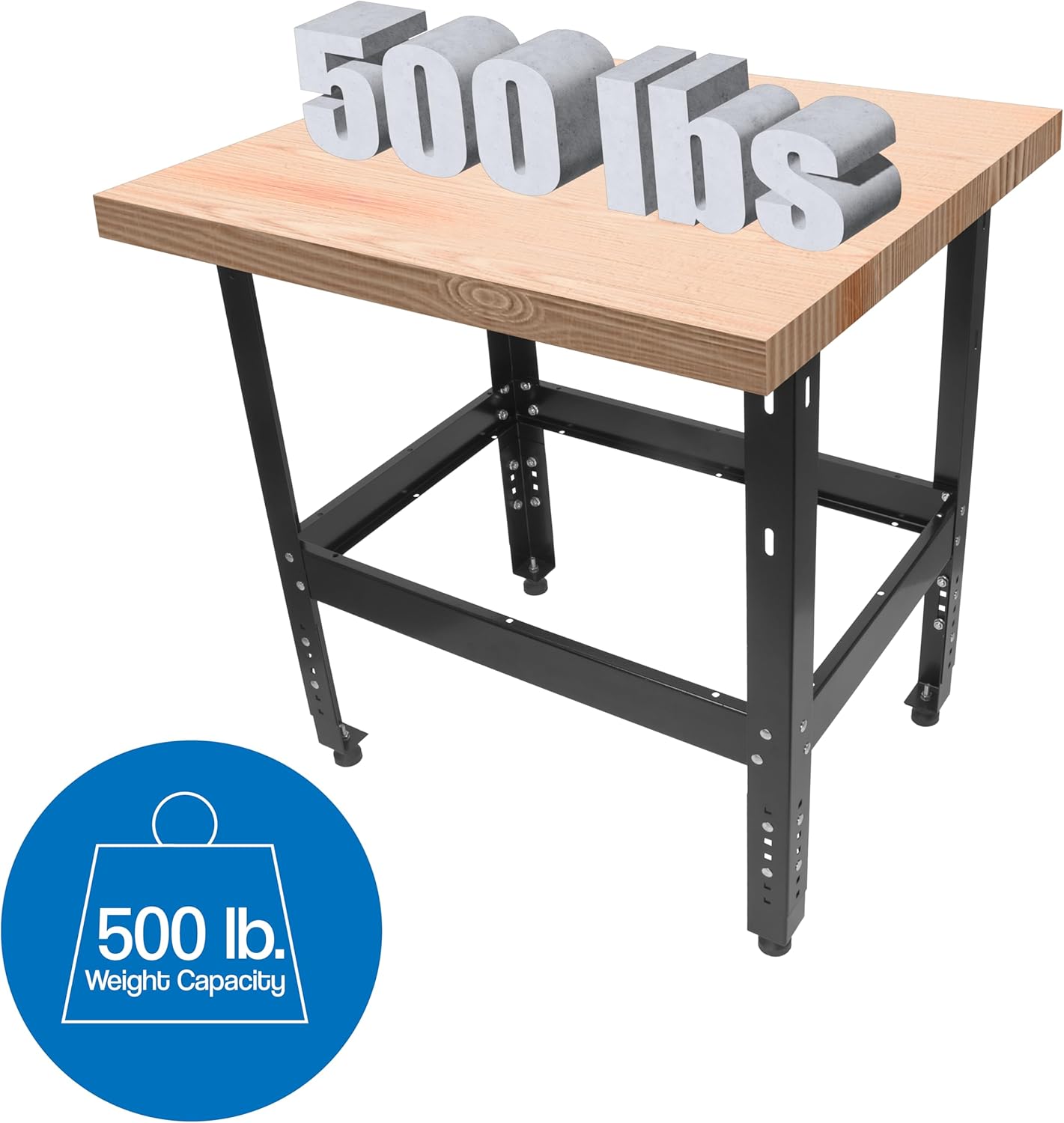 Multi-Purpose Workshop Router Table Stand, Machinery Shop Table Work Stand, 500 lb Heavy Duty Support for Band Saw, Drill Press, Belt Sander, Miter Saw, Bench Grinder, Planer, Adjustable Leveling Feet