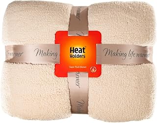 Heat Holders Super Plush Blanket - King Ivory / 100" X 90"