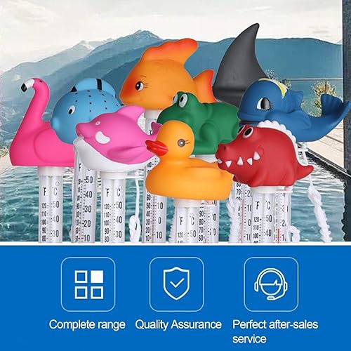 Miniatura 2 de Termómetro de pantalla grande en forma de animal Piscina de baño para bebés Pato de fácil lectura Bañera Bañera flotante Natación Medidor de
