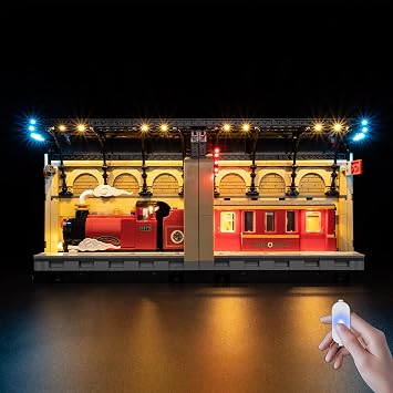Nitemode LED Light Kit Compatible with Lego 76450, Upgraded Harry Potter Book Nook,Express Train Models Set Lighting Accessories No Model