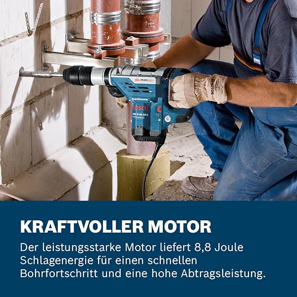 Bosch Professional Bohrhammer GBH 5-40 DCE (SDS Plus, inkl. Zusatzhandgriff, Handwerkoffer) - 3