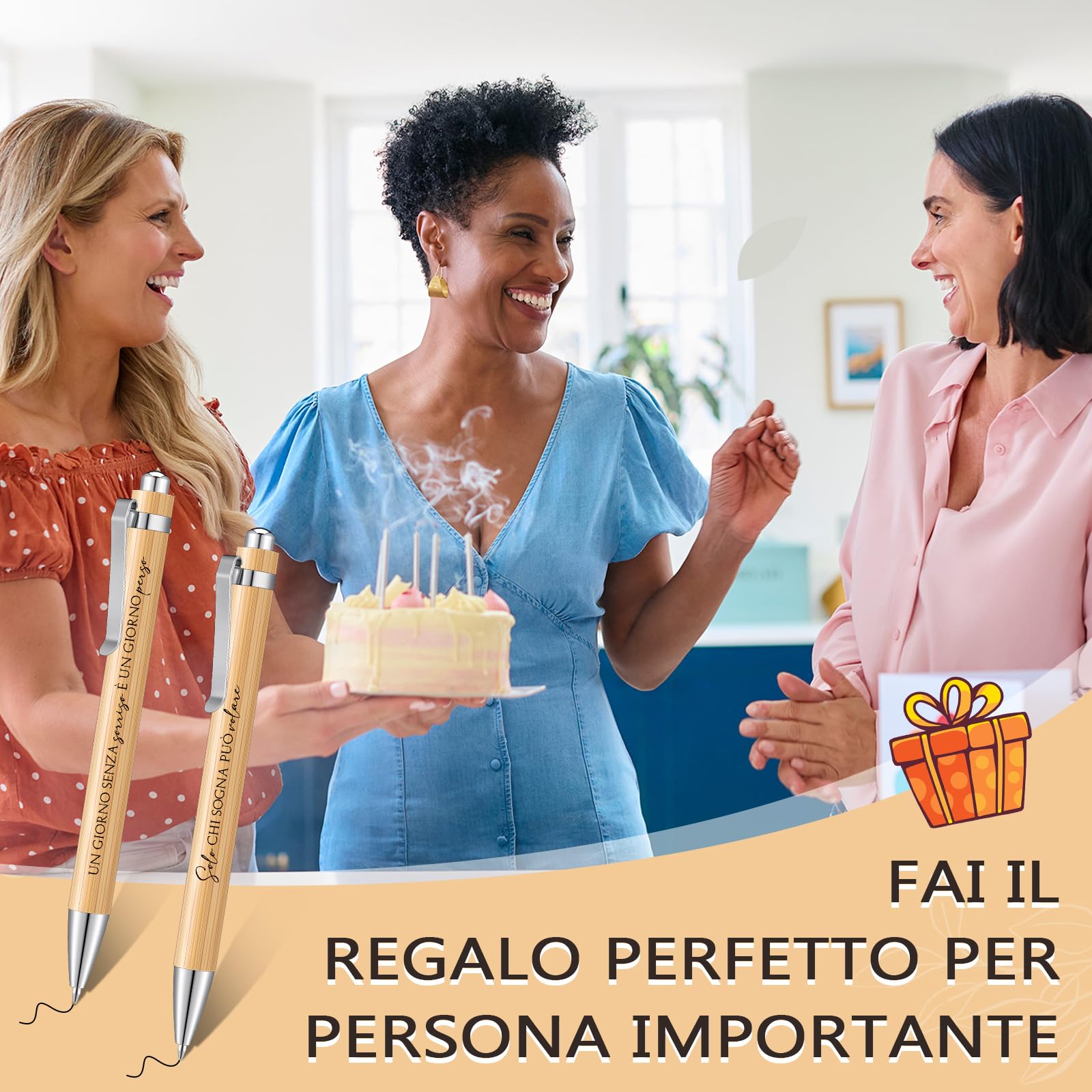 Sinmoe 48 Pezzi Regalo Motivazionale per Colleghi Quaderni Penne con Frasi Italiano