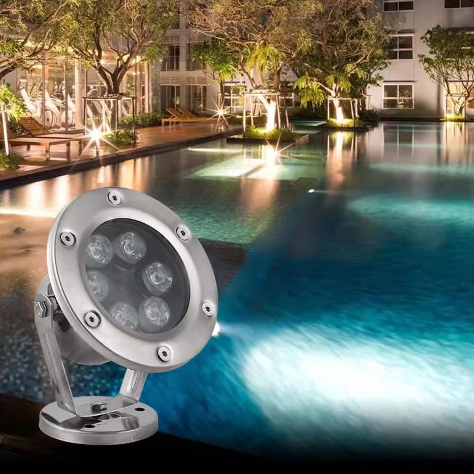 Projecteur LED subaquatique étanche basse tension AC24V 36W
