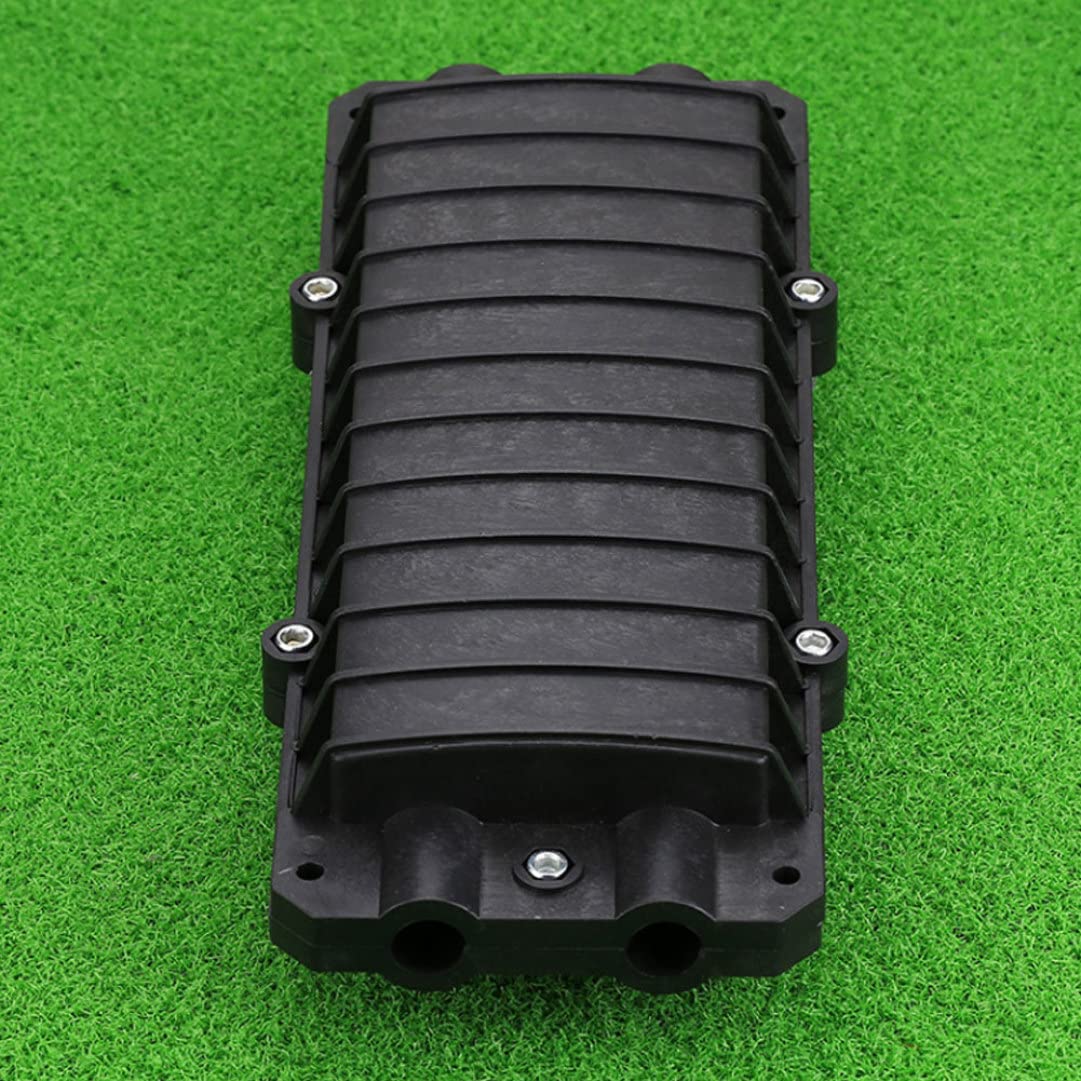 Fiber Optic Connection Box Optical Fiber Cable Splice Enclosure 2 in 2 Out 12 Core for Indoor Outdoor,Automotive-Instrument-Panel-Voltmeter-gauges