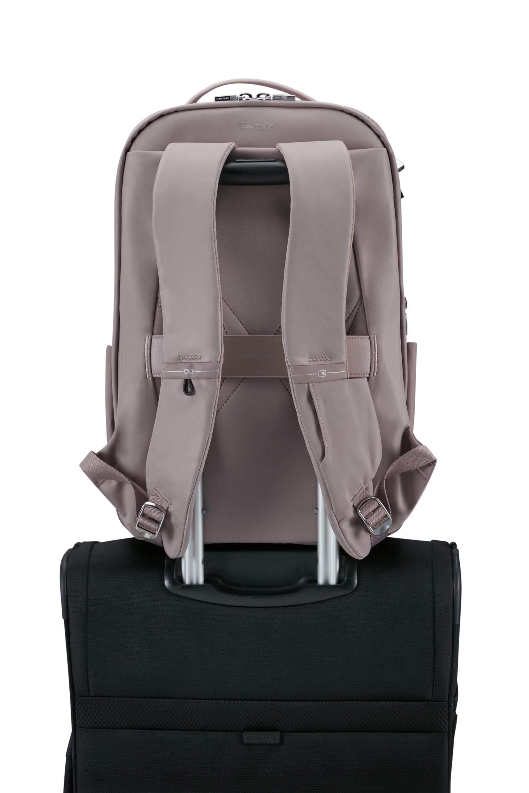 Samsonite Workationist - zaino per laptop con scompartimento di vestiti 15,6 pollici, 43 cm, 17,5 L, rosa (quarzo)