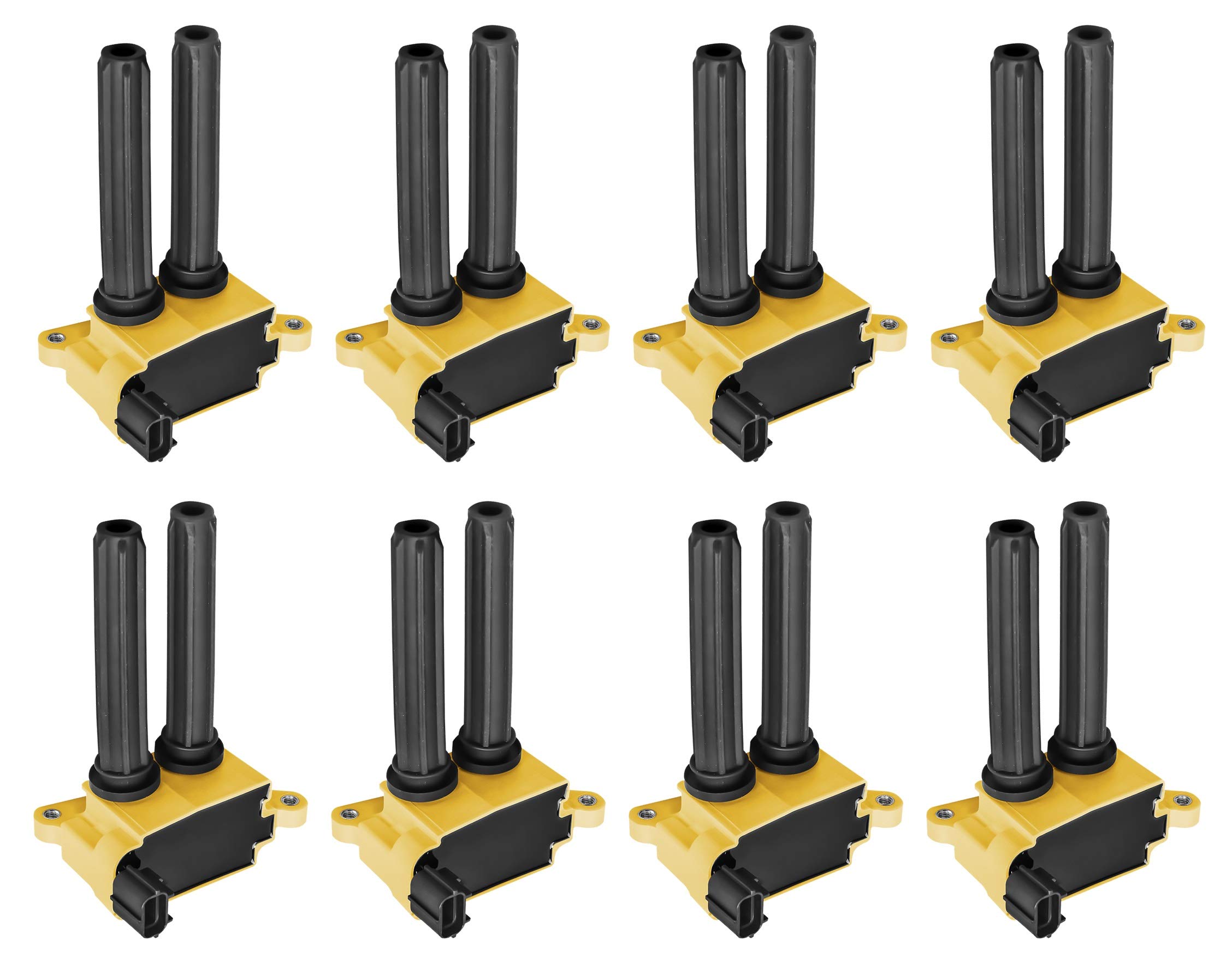 8 Pack Heavy Duty Ignition Coil fits select Chrysler 300, Aspen, Dodge Challenger, Charger, Durango, Magnum, Ram 1500, 2500, 3500, Jeep Commander, Grand Cherokee
