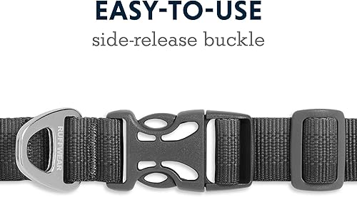 Miniatura 5 de Ruffwear, Front Range Collar de perro, duradero y cómodo para uso diario, gris crepúsculo, 14 a 20 pulgadas