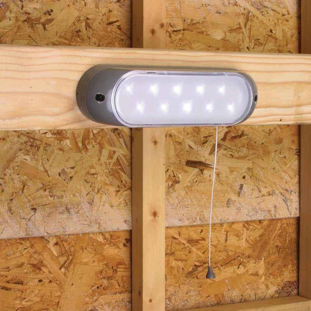 Bronze Solar Powered LED Area Light with 10 Bulbs