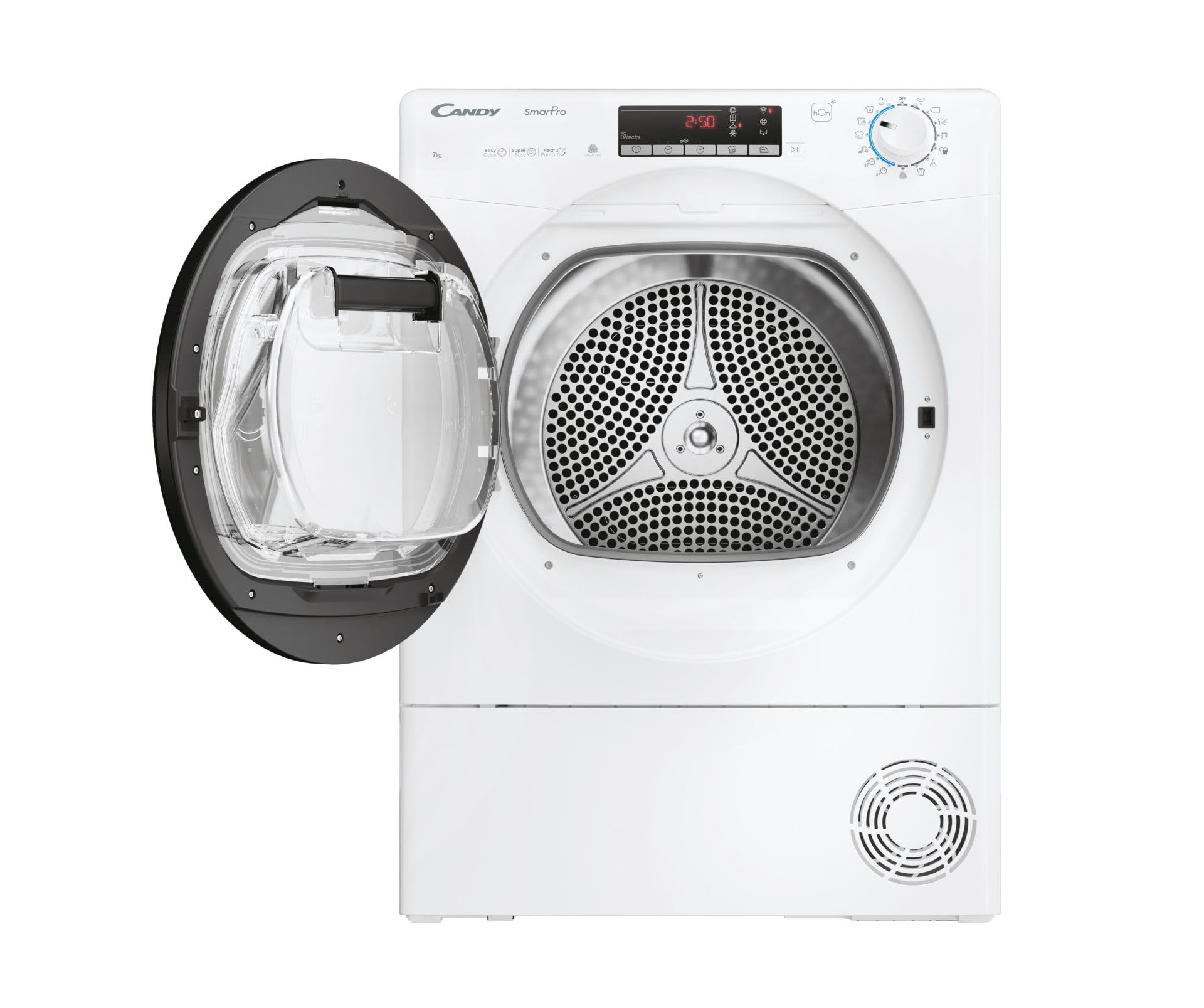 Candy Smart Pro CRO4 H7A2TBE-S Asciugatrice Libera Installazione Caricamento Frontale 7Kg Classe Energetica A Bianco