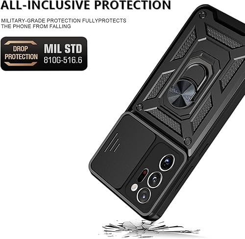 Miniatura 9 de Funda de teléfono para Samsung Galaxy Note 20 Ultra Glaxay Note20 Plus 5G con cubierta de cámara y protector de pantalla de vidrio templado, soporte