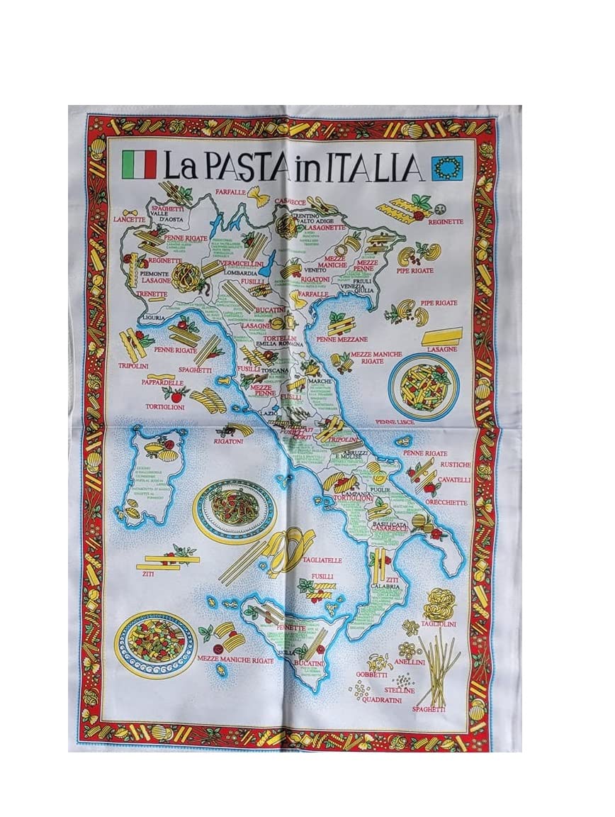 Torchons à pâtes italiennes pour réussir le séchage des tagliatelles maison 85x55cm