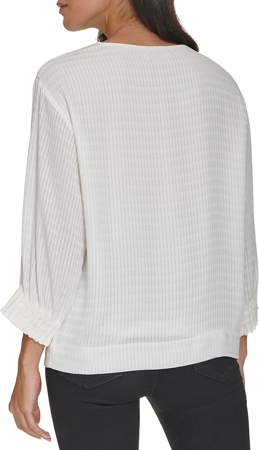 Calvin Klein Womens Long Sleeve Blouse - Image 4